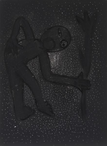 [2007] Moon Night Plant, Acrylic...paper, 108x79cm